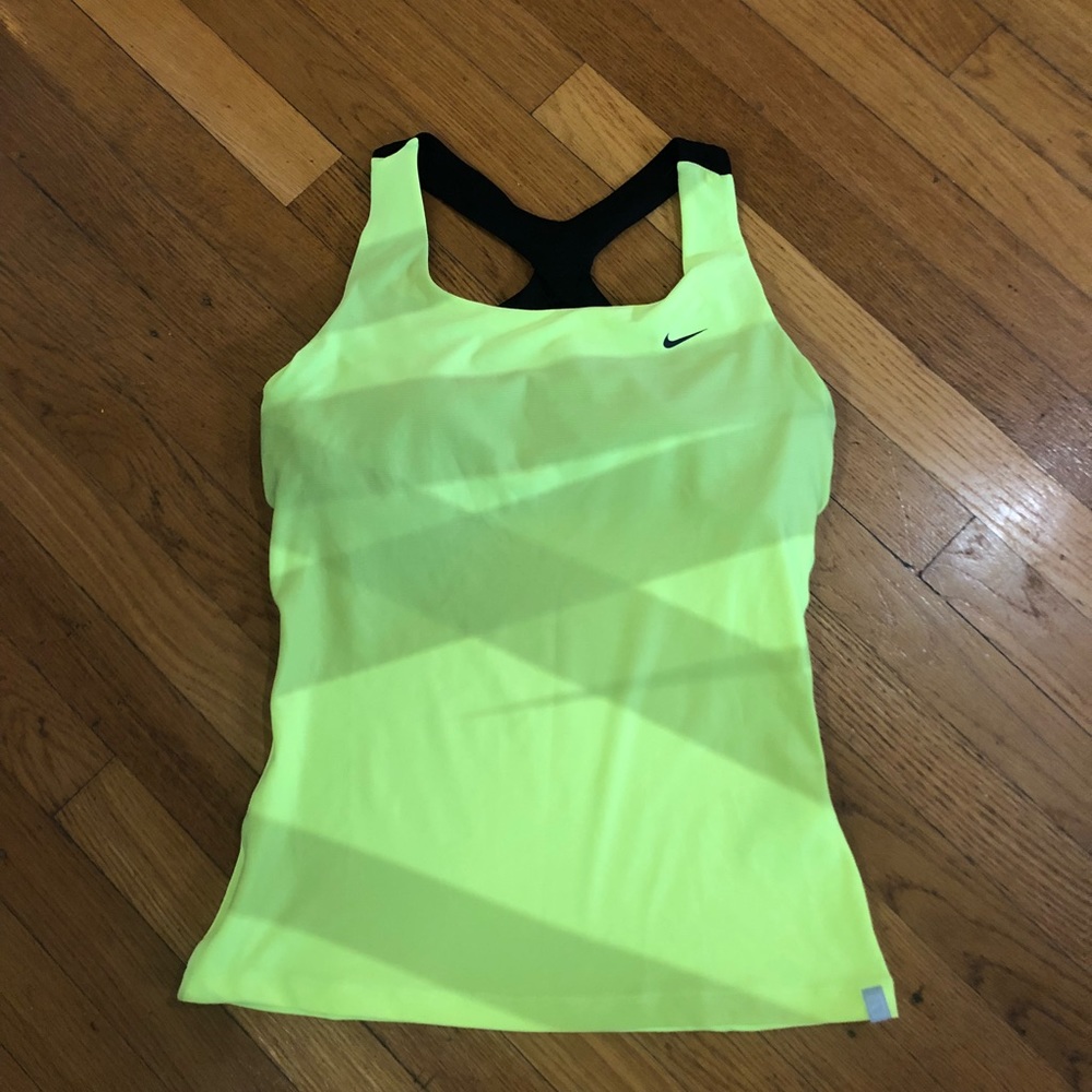 Nike tank with built in bra
